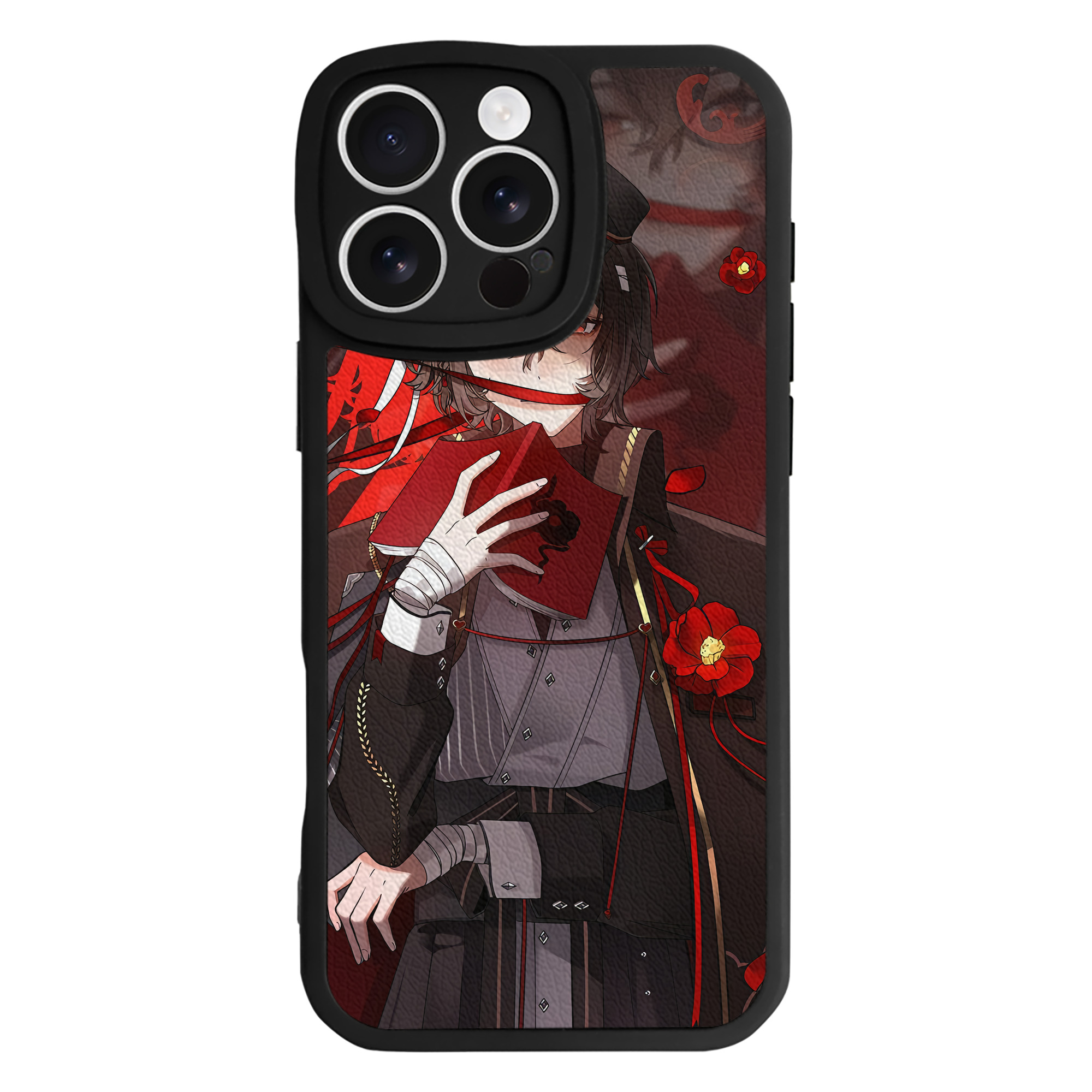 （画像用） 文豪ストレイドッグス Bungo Stray Dogs 【iPhone 16シリーズ対応】シリコンスマホケース（レザー調） 材質：シリコン